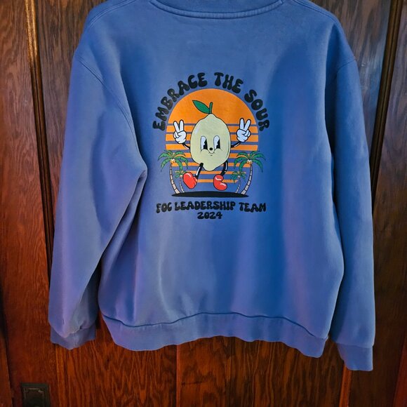 Lululemon Graphic Crew Sweat shirt Sz M - Picture 4 of 8